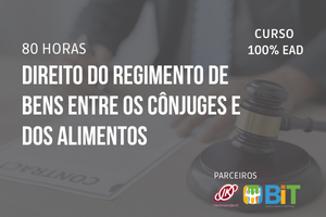 Direito do Regimento de Bens Entre os Cônjuges e dos Alimentos – 80 horas